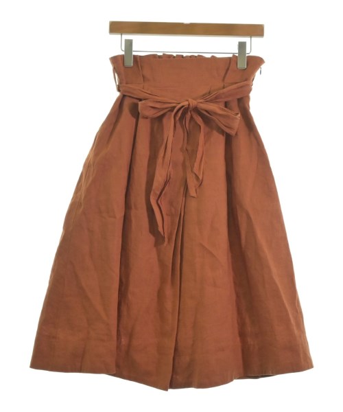 nano UNIVERSE(ナノユニバース)ロング・マキシ丈スカート オレンジ サイズ:36(S位)/2200619590048