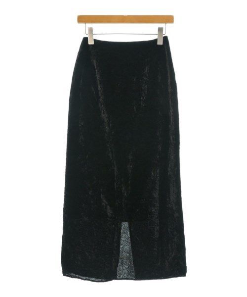 nano UNIVERSE(ナノユニバース)ロング・マキシ丈スカート 黒 サイズ:S/2200652555028