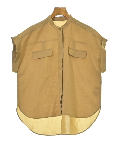 nano UNIVERSE(ナノユニバース)カジュアルシャツ ベージュ サイズ:36(S位)/2200652532098