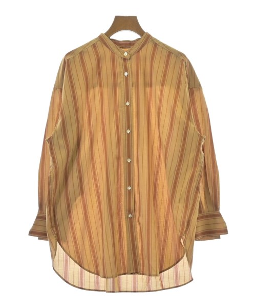 nano UNIVERSE(ナノユニバース)カジュアルシャツ オレンジ サイズ:36(S位)/2200652993011