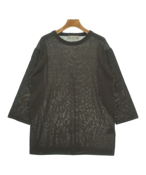 nano UNIVERSE(ナノユニバース)ニット・セーター 茶 サイズ:L/2200652575064