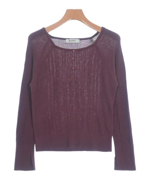 nano UNIVERSE(ナノユニバース)ニット・セーター 赤 サイズ:F/2200643416048