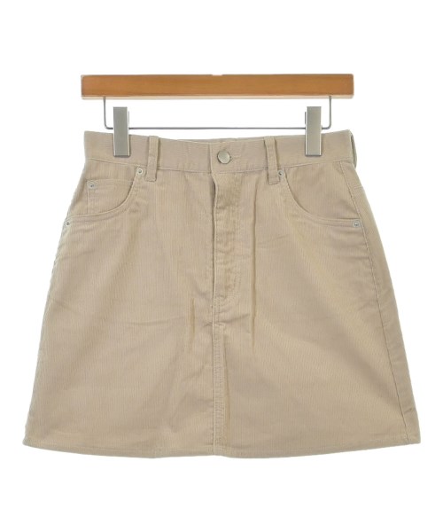 nano UNIVERSE(ナノユニバース)ミニスカート ベージュ サイズ:S/2200640714024