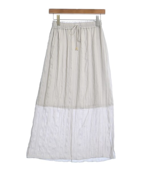 nano UNIVERSE(ナノユニバース)ロング・マキシ丈スカート グレー サイズ:36(S位)/2200647321027