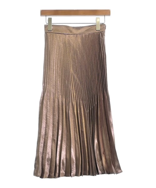 nano UNIVERSE(ナノユニバース)ロング・マキシ丈スカート 茶 サイズ:36(S位)/2200665316234