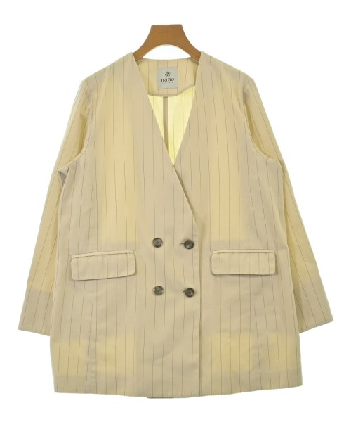 nano UNIVERSE(ナノユニバース)ジャケット ベージュ サイズ:38(M位)/2200668375184