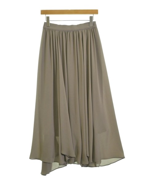 nano UNIVERSE(ナノユニバース)ロング・マキシ丈スカート グレー サイズ:38(M位)/2200668294010