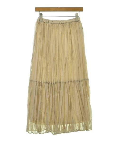 nano UNIVERSE(ナノユニバース)ロング・マキシ丈スカート ベージュ サイズ:36(S位)/2200671615086