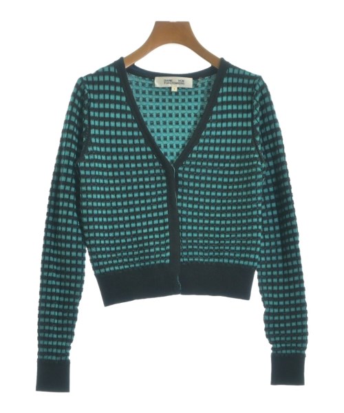 DIANE von FURSTENBERG(ダイアンフォンファステンバーグ)カーディガン 青 サイズ:P(XS位)/2200524913024