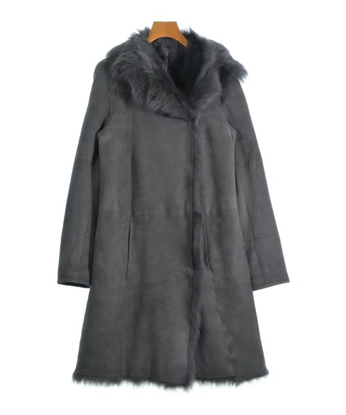 JOSEPH(ジョセフ)ムートンコート グレー サイズ:36(M位)/2200667669017
