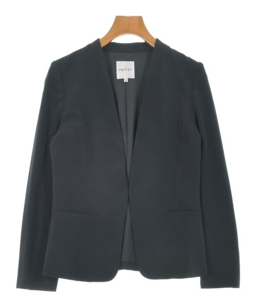 INDIVI(インディヴィ)カジュアルジャケット 紺 サイズ:38(M位)/2200615636061