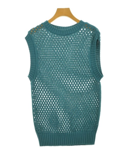 INDIVI(インディヴィ)ベスト 青 サイズ:34(XS位)/2200636097063