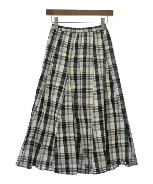 INDIVI(インディヴィ)ロング・マキシ丈スカート 黒 サイズ:03(XXS位)/2200620992961