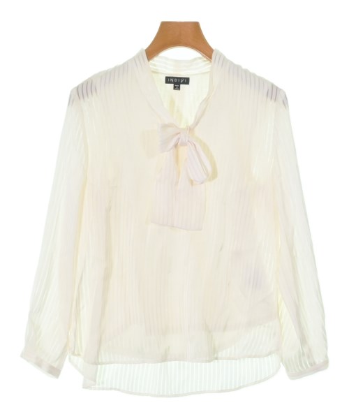 INDIVI(インディヴィ)ブラウス 白 サイズ:05(XXS位)/2200628803085