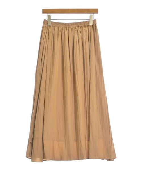 INDIVI(インディヴィ)ロング・マキシ丈スカート 茶 サイズ:38(M位)/2200576093064