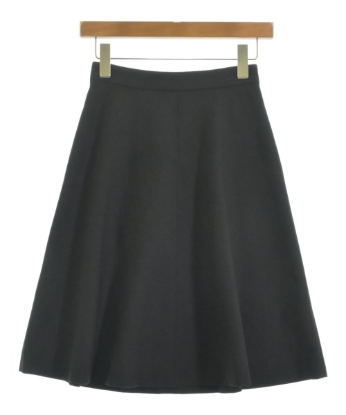 INDIVI(インディヴィ)ひざ丈スカート 黒 サイズ:05(XXS位)/2200611016034