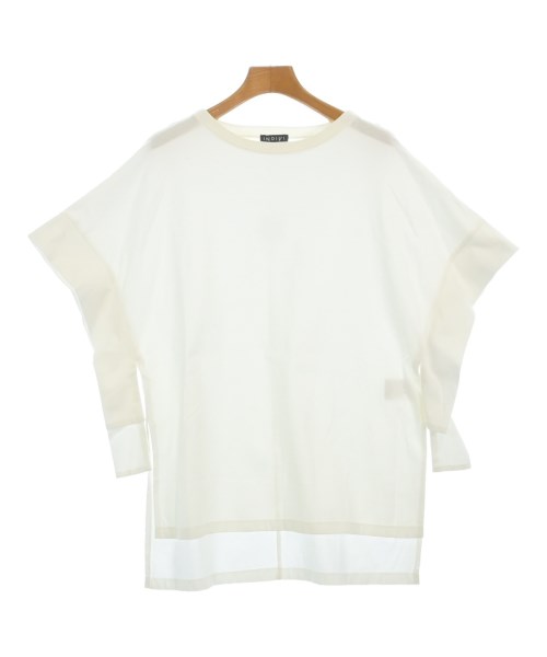 INDIVI(インディヴィ)Tシャツ・カットソー 白 サイズ:34(XS位)/2200611178145
