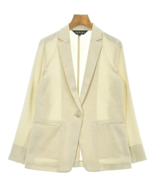 INDIVI(インディヴィ)ジャケット ベージュ サイズ:34(XS位)/2200626572013
