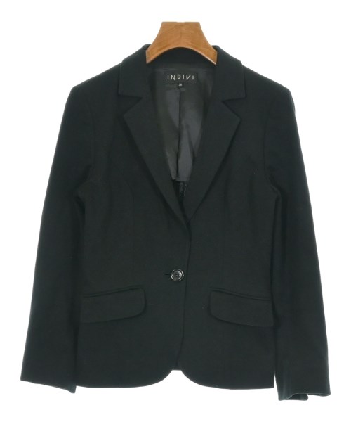 INDIVI(インディヴィ)カジュアルジャケット 黒 サイズ:38(M位)/2200628774026