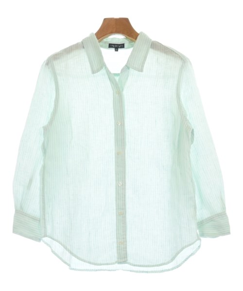 INDIVI(インディヴィ)カジュアルシャツ 緑 サイズ:05(XXS位)/2200611391117
