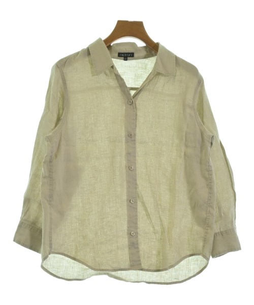 INDIVI(インディヴィ)カジュアルシャツ ベージュ サイズ:07(XS位)/2200617674061