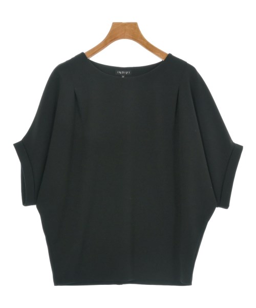 INDIVI(インディヴィ)ブラウス 黒 サイズ:34(XS位)/2200618267118