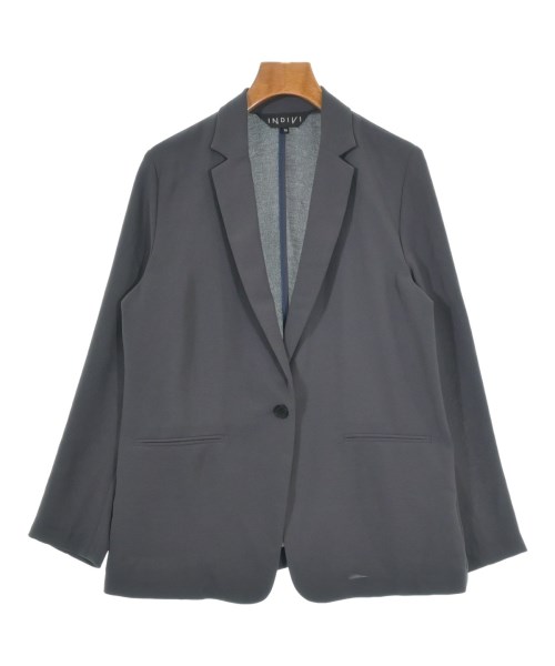 INDIVI(インディヴィ)カジュアルジャケット グレー サイズ:38(M位)/2200607995039