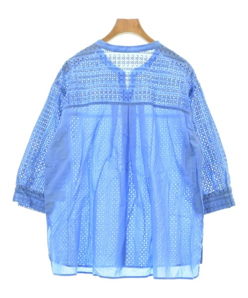 INDIVI(インディヴィ)ブラウス 青 サイズ:12(XL位)/2200610564222