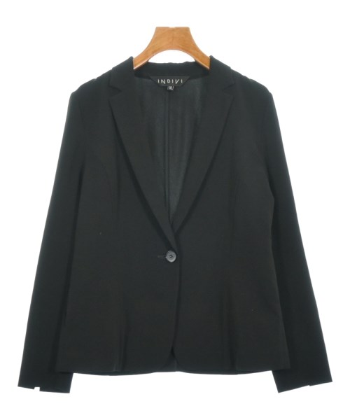INDIVI(インディヴィ)カジュアルジャケット 黒 サイズ:38(M位)/2200614949025