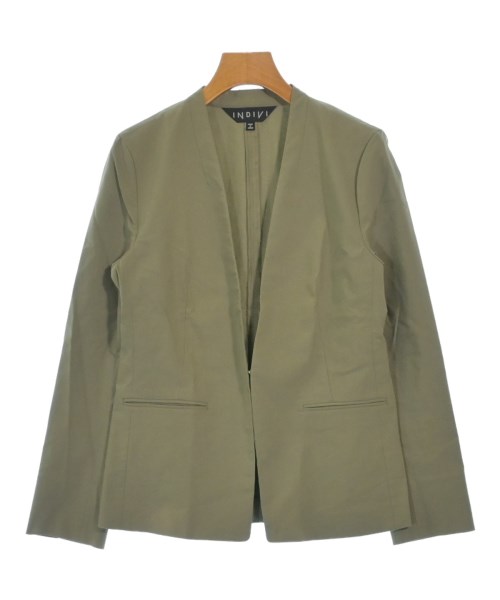 インディヴィ(INDIVI)のINDIVI ノーカラージャケット