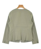 INDIVI（インディヴィ）ノーカラージャケット カーキ サイズ:34(XS位) レディース/2200646754079