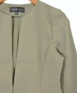 INDIVI（インディヴィ）ノーカラージャケット カーキ サイズ:34(XS位) レディース/2200646754079