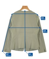 INDIVI（インディヴィ）ノーカラージャケット カーキ サイズ:34(XS位) レディース/2200646754079
