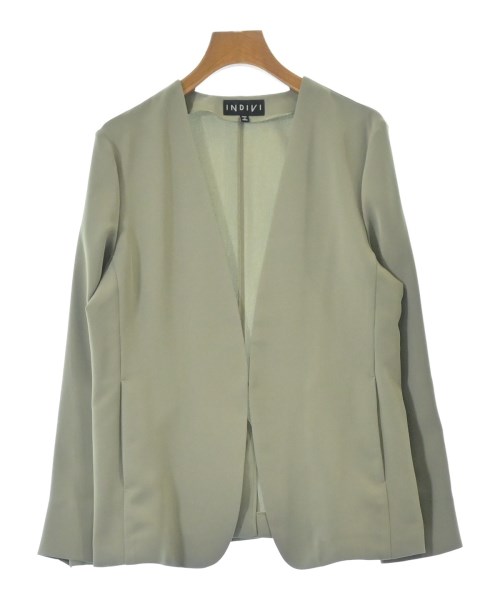 INDIVI(インディヴィ)カジュアルジャケット 緑 サイズ:41(XL位)/2200645168044