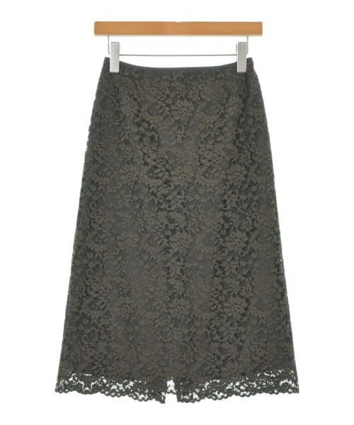 INDIVI(インディヴィ)ロング・マキシ丈スカート カーキ サイズ:05(XXS位)/2200644937245