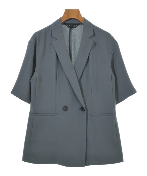 INDIVI(インディヴィ)カジュアルジャケット グレー サイズ:36(S位)/2200649055036