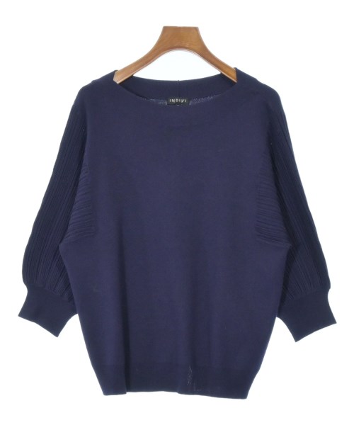 INDIVI(インディヴィ)ニット・セーター 紫 サイズ:38(M位)/2200646406732