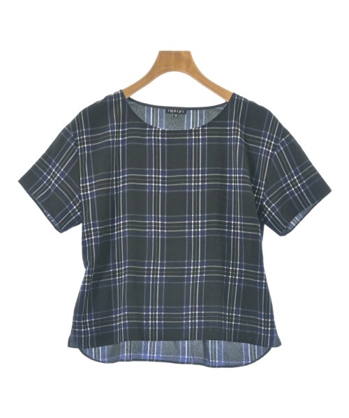 INDIVI(インディヴィ)ブラウス 黒 サイズ:38(M位)/2200650610071