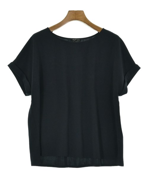 INDIVI(インディヴィ)ブラウス 紺 サイズ:38(M位)/2200650610187