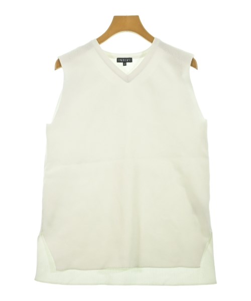 INDIVI(インディヴィ)ベスト 白 サイズ:34(XS位)/2200646081045
