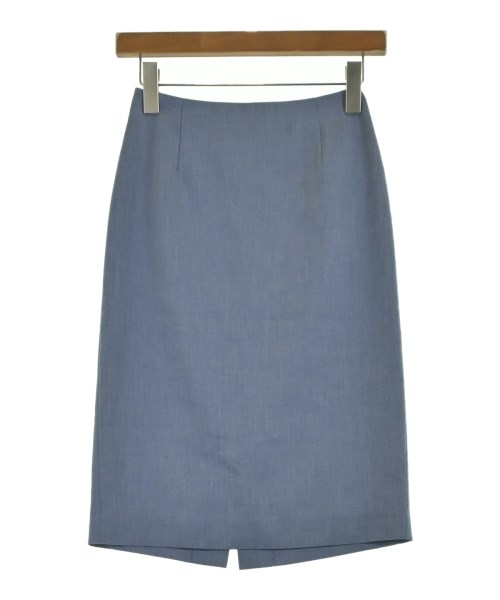 INDIVI(インディヴィ)ひざ丈スカート 青 サイズ:05(XXS位)/2200636844032