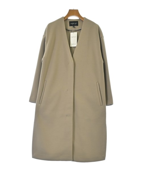 INDIVI(インディヴィ)チェスターコート 茶 サイズ:38(M位)/2200637829052