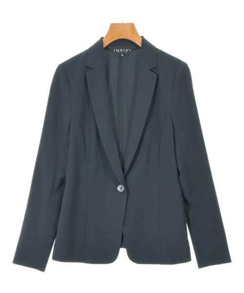 INDIVI(インディヴィ)テーラードジャケット 紺 サイズ:36(S位)/2200644633116