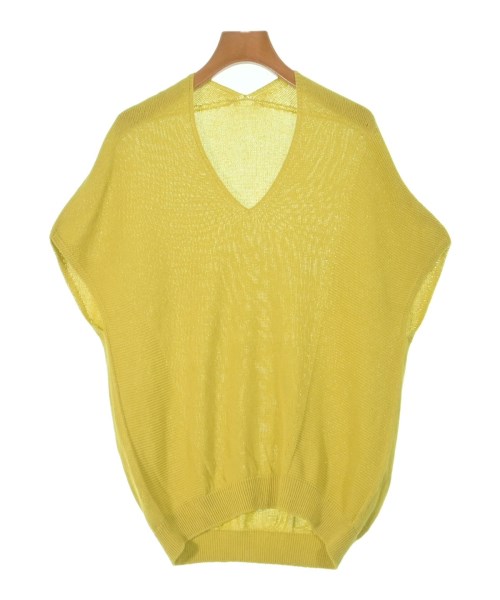 INDIVI(インディヴィ)ニット・セーター 黄 サイズ:38(M位)/2200660271101