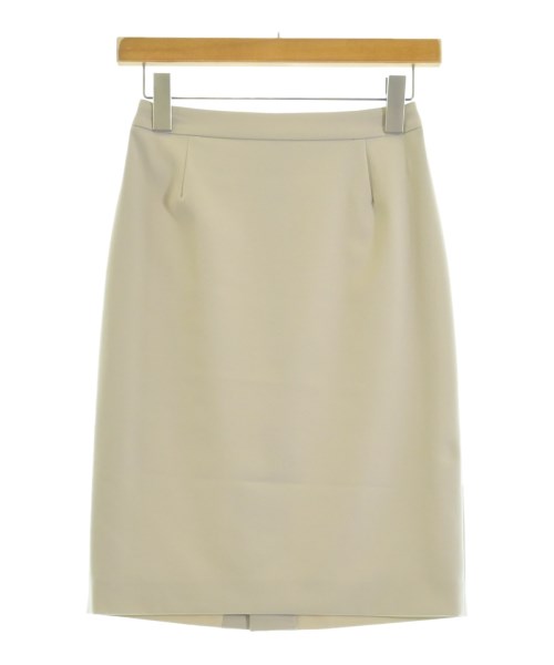 INDIVI(インディヴィ)ひざ丈スカート ベージュ サイズ:05(XS位)/2200668656030