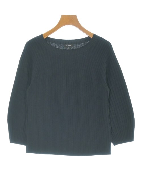 INDIVI(インディヴィ)ニット・セーター 紺 サイズ:38(M位)/2200667664067