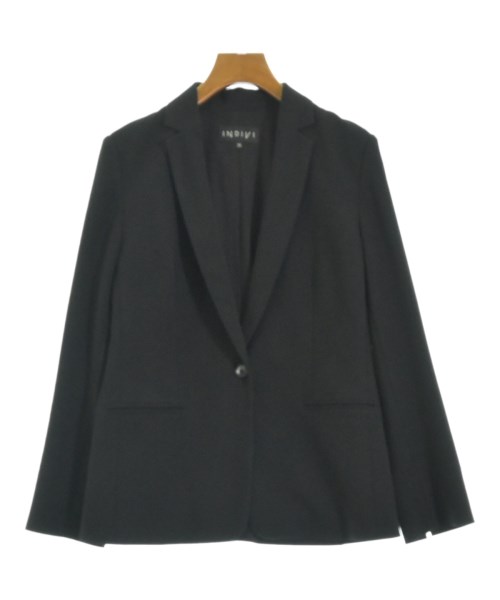 INDIVI(インディヴィ)テーラードジャケット 黒 サイズ:36(S位)/2200669545012