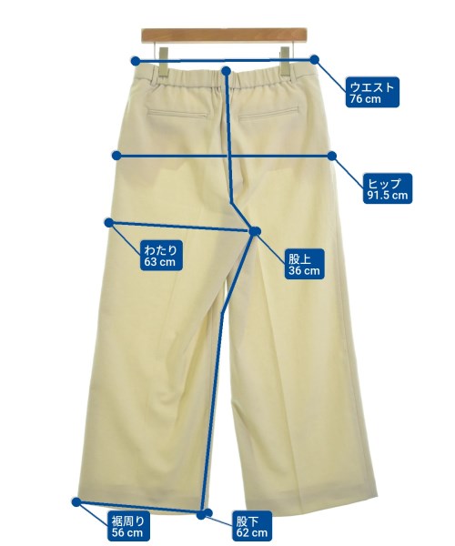 UNTITLED（アンタイトル）スラックス 白 サイズ:42(L位) レディース/2200625161034