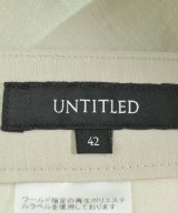 UNTITLED（アンタイトル）スラックス 白 サイズ:42(L位) レディース/2200625161034