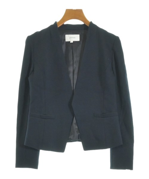 UNTITLED(アンタイトル)ノーカラージャケット 紺 サイズ:XXS/2200649486014